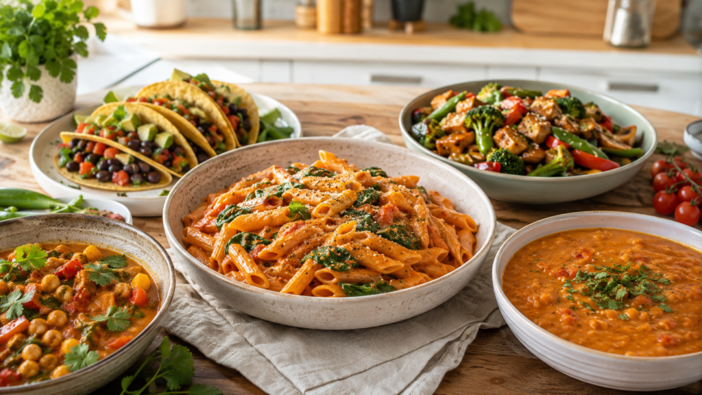 Easy vegetarian dinner recipes