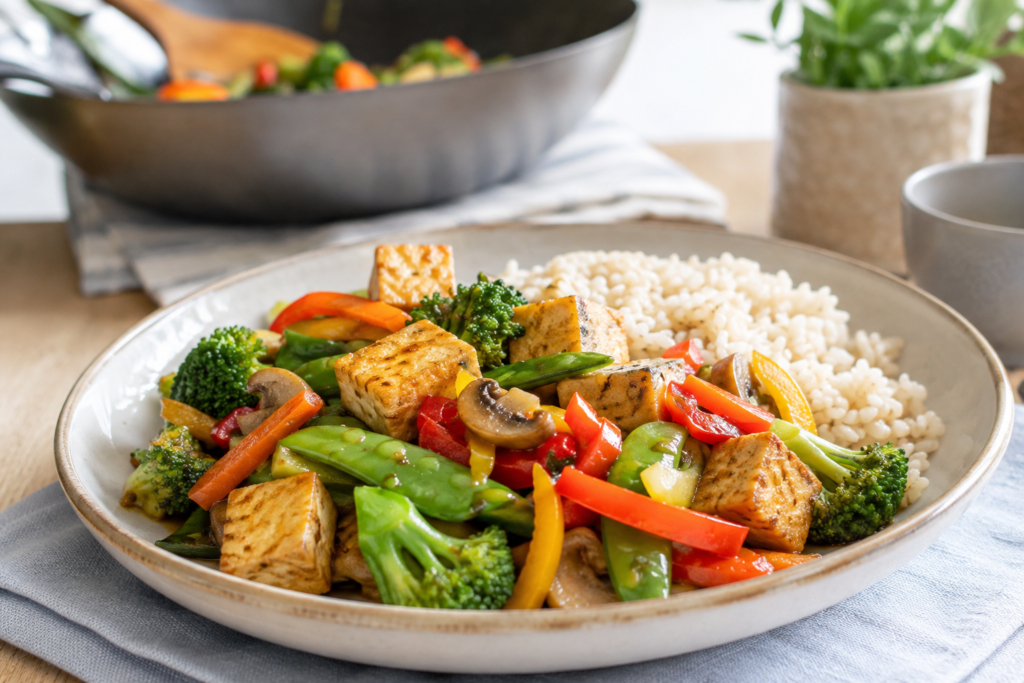 Tofu and Vegetable Stir-Fry